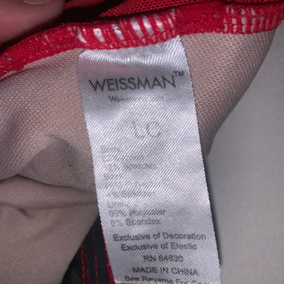 Red and black leotard - Picture 4 of 4